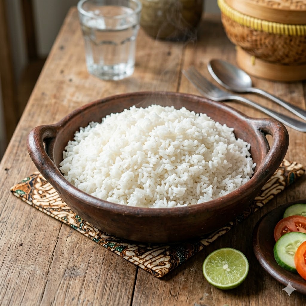 Nasi Putih Warteg Gang Mangga